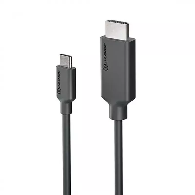 Cable USB-C a HDMI ALOGIC Elements Series 4K conector macho a conector macho 1 m