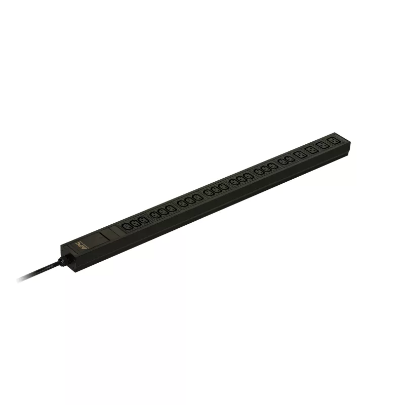 APC EPDU1116B Easy Basic PDU para rack, 0U, 16A, 230V, 20 x C13 y 4 x C19, entrada IEC 309 2P+E, cable de 3 m, negro