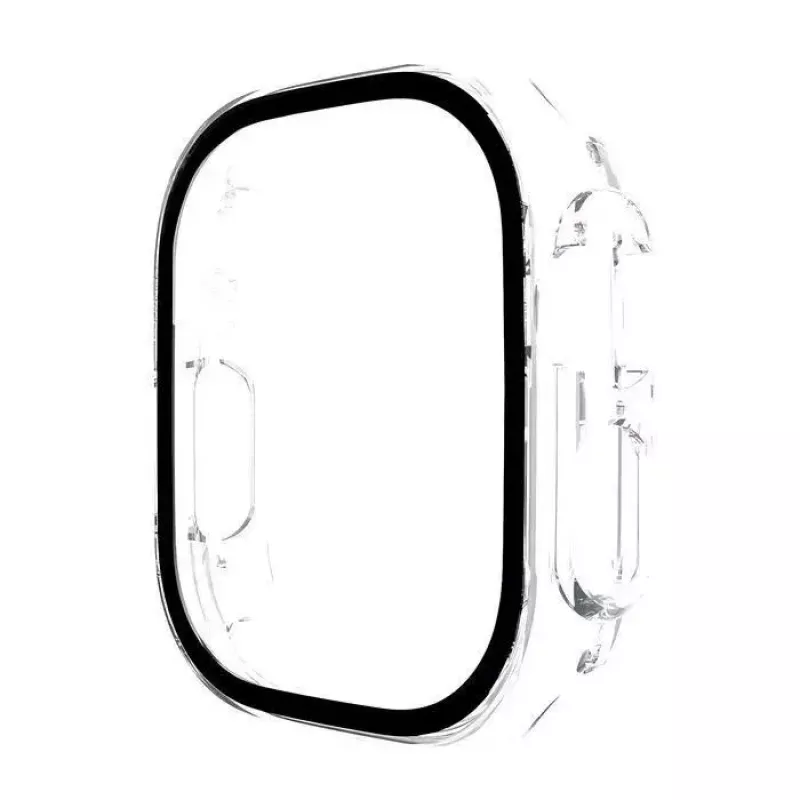 Protector de pantalla Full Body eSTUFF Titan Shield para Apple Watch Series 9/8/7 45 mm – transparente
