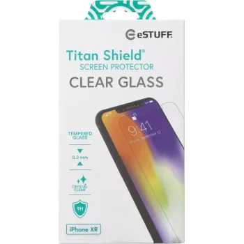 Protector de pantalla transparente eSTUFF para Apple iPhone XR