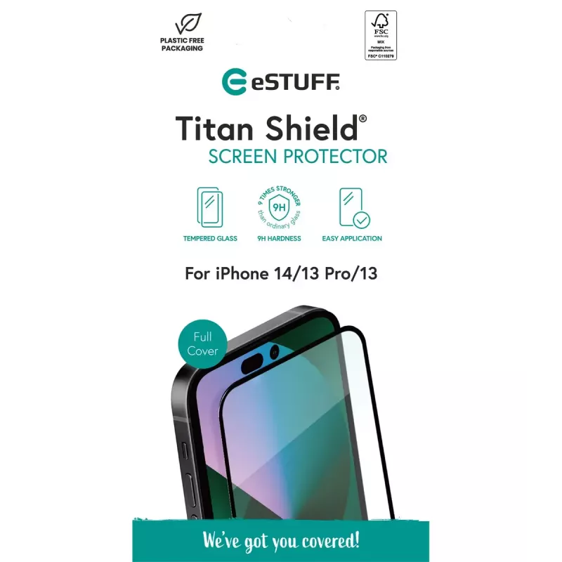 Protector de pantalla para móvil eSTUFF ES501351 protector de pantalla transparente Apple 1 ud.