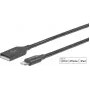 eSTUFF ES601165 Cable Lightning 1,5 m gris