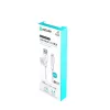 Cable Lightning eSTUFF ES601270 2 m blanco 2,4 A