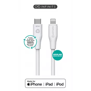 Cable Lightning eSTUFF ES602370 3m USB-C 2,4A 5V