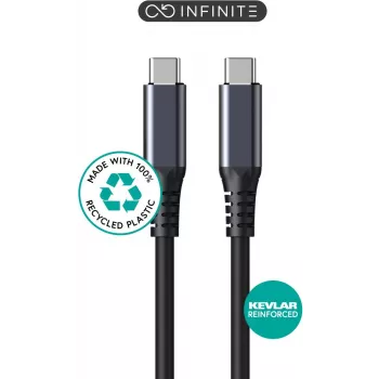 eSTUFF ES604275 INFINITE cable USB-C a USB-C, 100 W, 2 m