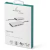 eSTUFF ES623009 Hub de interfaces USB 3.2 Gen 1 (3.1 Gen 1) Type-C 5000 Mbit/s Gris