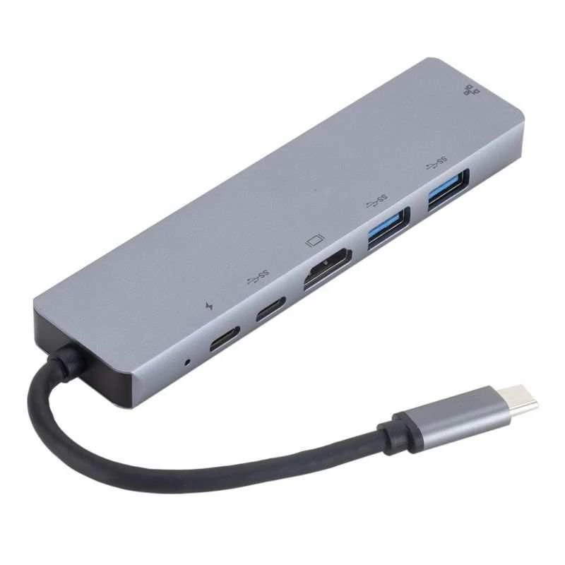 eSTUFF ES623012 Estación de acoplamiento/replicador de puertos para portátil USB 3.2 Gen 1 (3.1 Gen 1) Type-C Gris