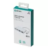Hub USB eSTUFF USB-C a 2 x USB 3.0 y 2 x USB-C 3.1 10000 Mbit/s Blanco