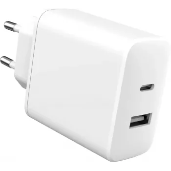 eSTUFF ES637031 Cargador para dispositivos móviles Smartphone Blanco AC Carga rápida Interior