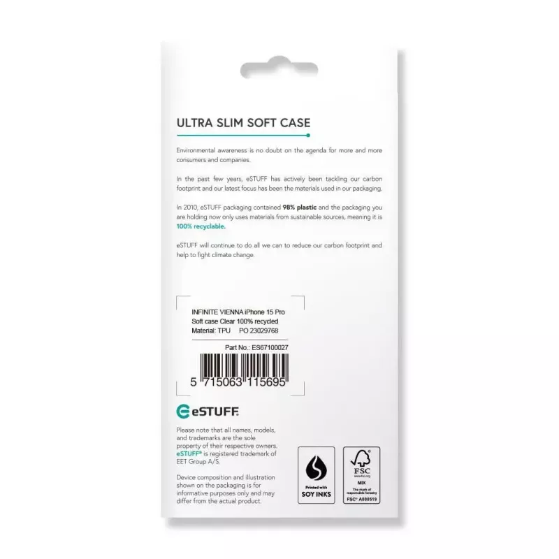 eSTUFF ES67100027 Funda para móvil 15,5 cm (6,1