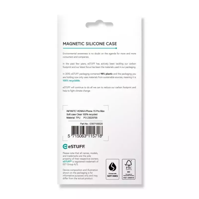eSTUFF ES67100028 Funda para móvil 17 cm (6,7