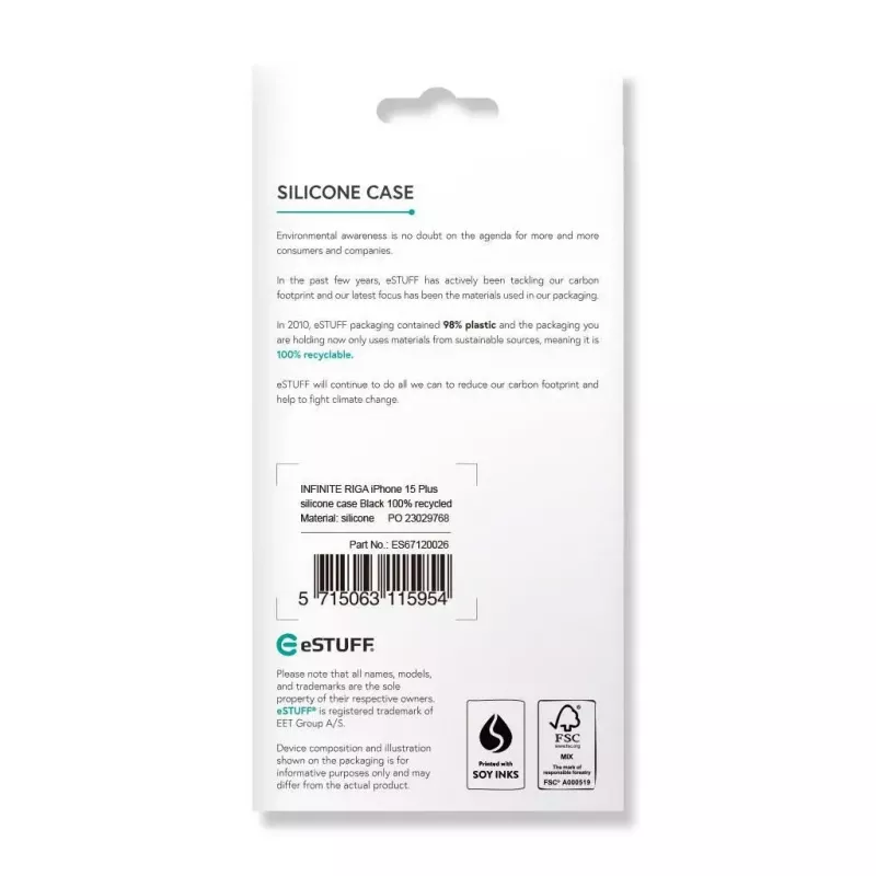 eSTUFF ES67120026 Funda para móvil 17 cm (6,7