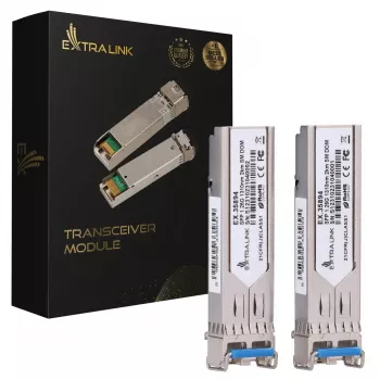 Módulo SFP Extralink EX.35894 1,25 Gbit/s LC/UPC 1310 nm 2 km monomodo DOM pack de 2