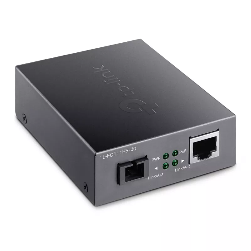 Conversor de medios TP-Link TL-FC111PB-20 10/100Mbps con PoE