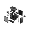 Caja Fractal Design Define 7 Nano Black TG Light Tint, torre Mini-DTX