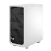 Fractal Design Meshify 2 Compact FD-C-MES2C-05 caja ATX Mid Tower, ventana de vidrio templado transparente, sin fuente de alimentación, blanca