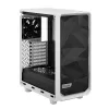 Fractal Design Meshify 2 Compact FD-C-MES2C-05 caja ATX Mid Tower, ventana de vidrio templado transparente, sin fuente de alimentación, blanca