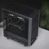 Fractal Design Meshify 2 Compact FD-C-MES2C-05 caja ATX Mid Tower, ventana de vidrio templado transparente, sin fuente de alimentación, blanca
