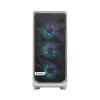 Caja de PC Fractal Design Meshify 2 Compact RGB blanca — ATX/microATX/Mini-ITX, compatible con 3x120 mm delante + 1x120 mm detrás, unidades de 2,5 inch/3,5 inch