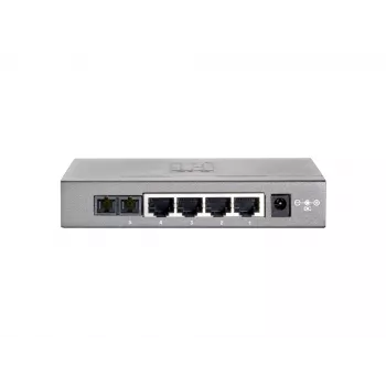 Switch Fast Ethernet de 5 puertos LevelOne, 1 x fibra óptica multimodo SC