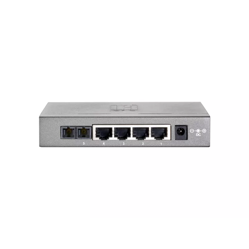 Switch Fast Ethernet de 5 puertos LevelOne, 1 x fibra óptica multimodo SC