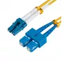 Microconnect FIB421007 cable InfiniBand/fibra óptica 7 m LC SC amarillo