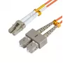 Microconnect FIB422002-2 cable InfiniBand/fibra óptica 2 m LC SC naranja
