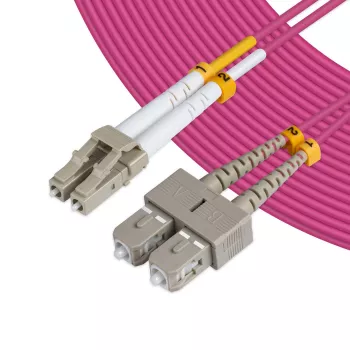 Microconnect FIB422010P cable InfiniBand/fibra óptica 10 m LC SC violeta