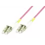 MicroConnect FIB440450P cable patch de fibra óptica LC/UPC-LC/UPC, 50 m, OM4 multimodo dúplex, LSZH, 2 mm
