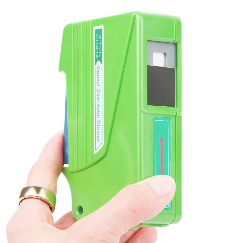 StarTech.com Limpiador de fibra óptica, casete de limpieza para conectores de fibra óptica, limpiador de fibra óptica LC, limpiador de cables de fibra óptica, para cables ópticos LC/SC/ST/FC