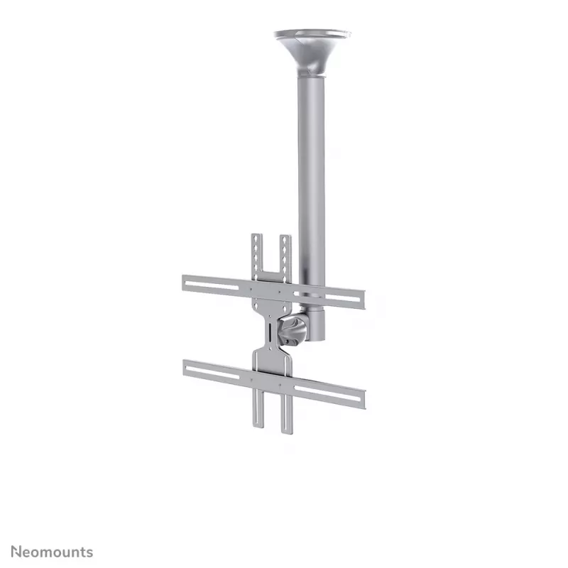 Neomounts FPMA-C400SILVER Soporte de techo para monitor/TV 32–60 pulgadas – H 64–104 cm