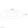 Neomounts FPMA-CRS6 Tapa de techo – Diám. 60 mm, plata, plástico, techo, 3 mm, 6 cm, 1 ud.