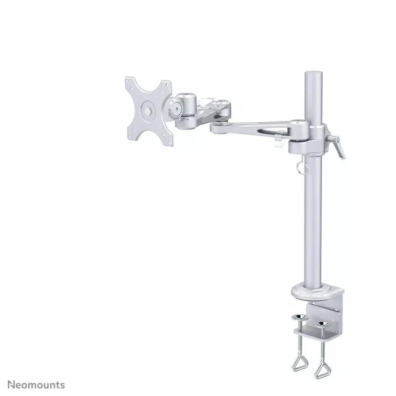 Neomounts FPMA-D935 Brazo de monitor 10-30 pulgadas, pinza de mesa, 10 kg, 25,4 cm (10 pulgadas), 76,2 cm (30 pulgadas), 100 x 100 mm, plata