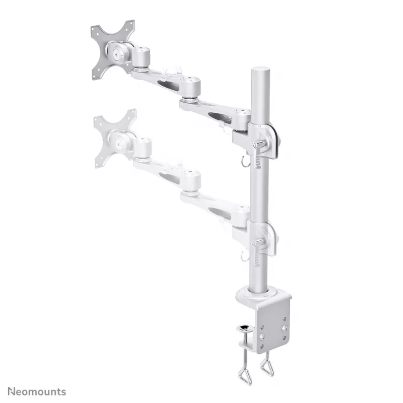 Neomounts FPMA-D935 Brazo de monitor 10-30 pulgadas, pinza de mesa, 10 kg, 25,4 cm (10 pulgadas), 76,2 cm (30 pulgadas), 100 x 100 mm, plata