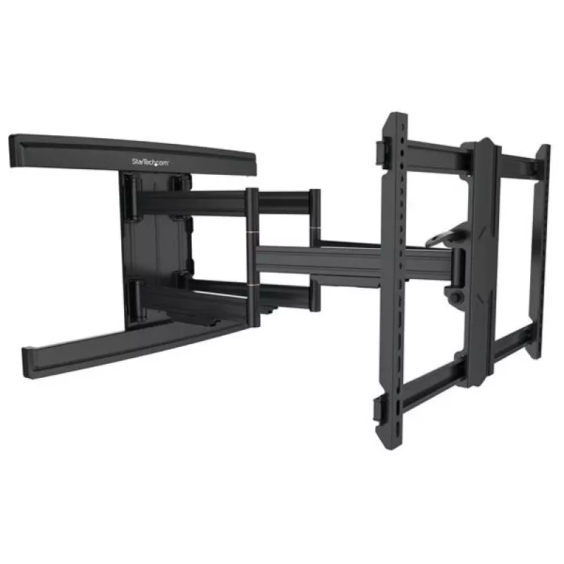 StarTech.com Soporte de pared para TV compatible con pantallas VESA de hasta 100 pulgadas - Soporte de pared para TV plano y totalmente articulado para pantallas grandes - Soporte de brazo articulado ajustable con inclinación/giro de alta resistencia