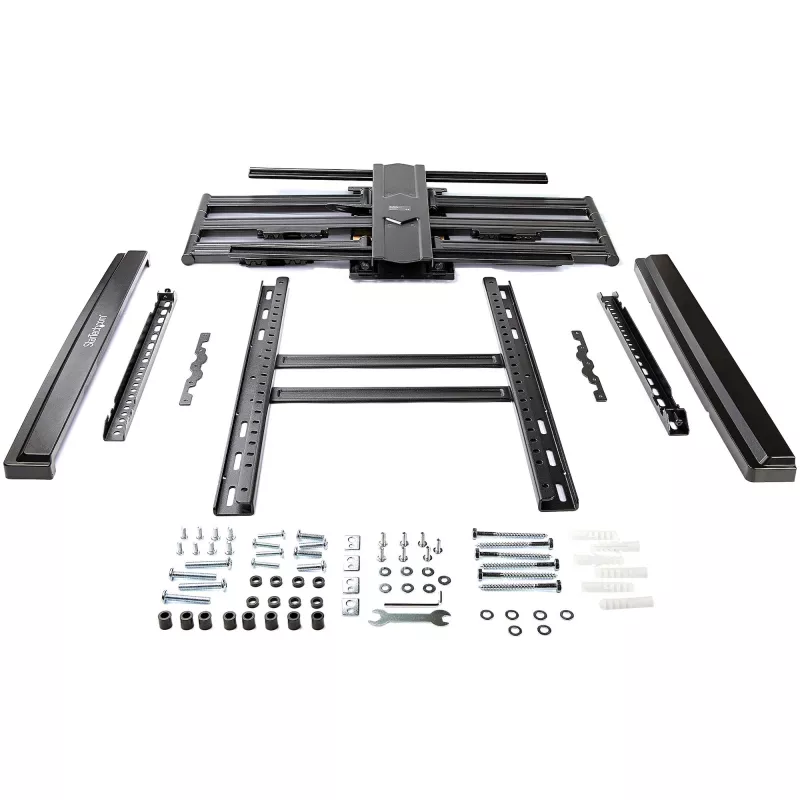 StarTech.com Soporte de pared para TV compatible con pantallas VESA de hasta 100 pulgadas - Soporte de pared para TV plano y totalmente articulado para pantallas grandes - Soporte de brazo articulado ajustable con inclinación/giro de alta resistencia