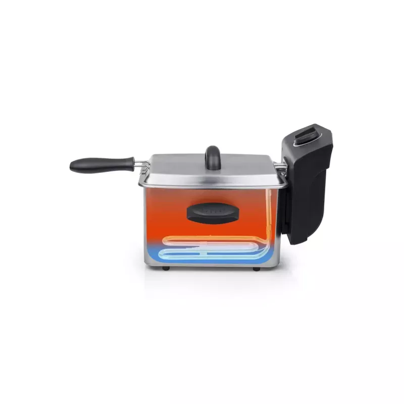 Freidora Tristar FR-6919 2L 800W negra acero inoxidable