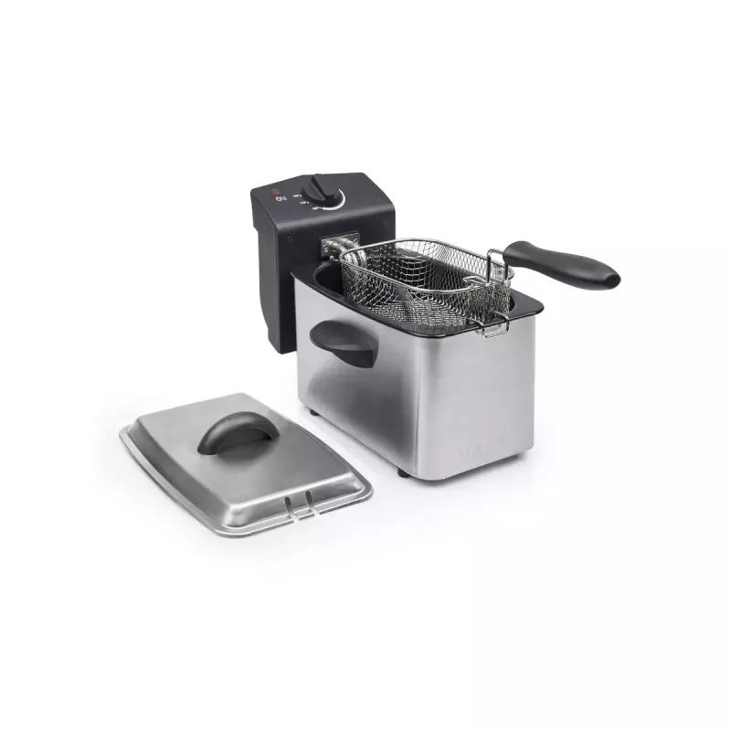 Freidora Tristar FR-6919 2L 800W negra acero inoxidable