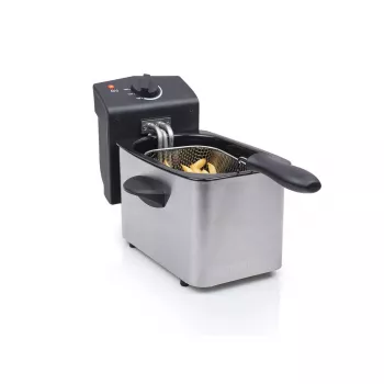 Freidora Tristar FR-6919 2L 800W negra acero inoxidable