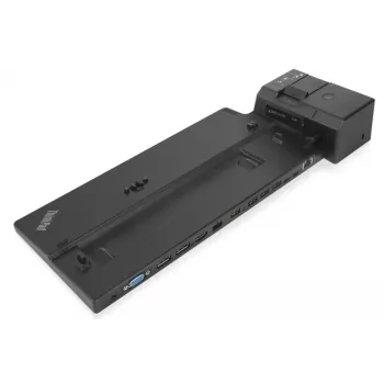 Lenovo 01HY744 estación de acoplamiento/replicador de puertos para portátil negra