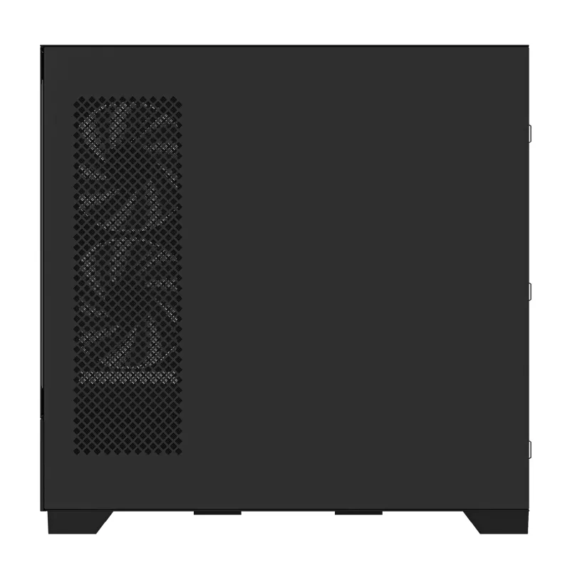 Caja de PC GIGABYTE C201 PANORAMIC – Mid Tower, m-ATX, soporte para radiador de 360 mm, 3 ventiladores preinstalados, USB 3.0, soporte para RGB Fusion