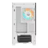 Caja de PC GIGABYTE C201 PANORAMIC ICE – Mid Tower, m-ATX, soporte para radiador de 360 mm, 3 ventiladores preinstalados, USB 3.0, soporte para RGB Fusion