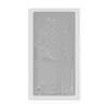 Caja de PC GIGABYTE C201 PANORAMIC ICE – Mid Tower, m-ATX, soporte para radiador de 360 mm, 3 ventiladores preinstalados, USB 3.0, soporte para RGB Fusion