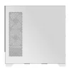 Caja de PC GIGABYTE C201 PANORAMIC ICE – Mid Tower, m-ATX, soporte para radiador de 360 mm, 3 ventiladores preinstalados, USB 3.0, soporte para RGB Fusion