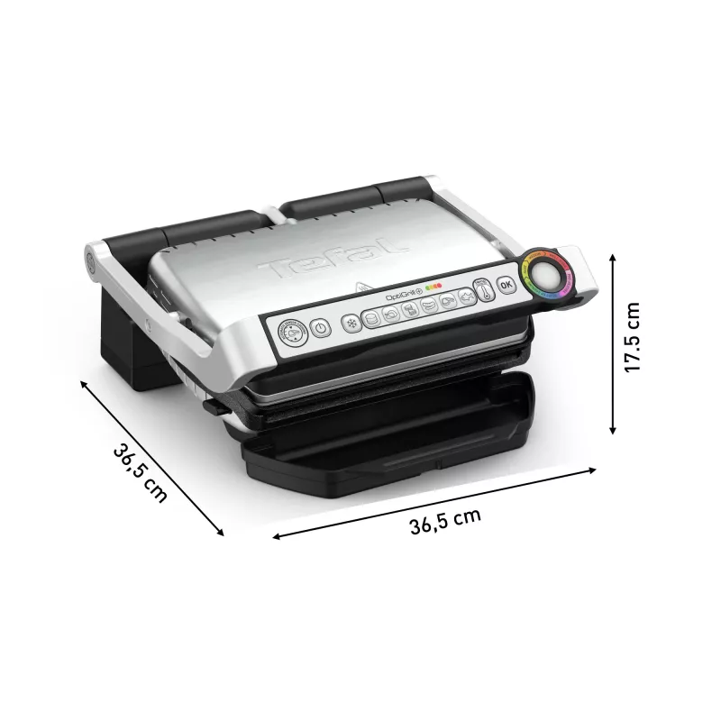 Parrilla de contacto Tefal OptiGrill + GC714D