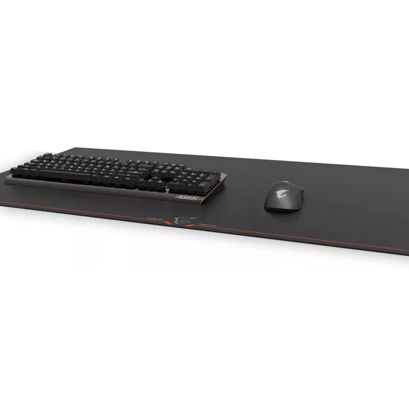 Alfombrilla gaming GIGABYTE AMP900 negra, naranja