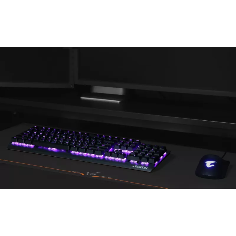 Alfombrilla gaming GIGABYTE AMP900 negra, naranja