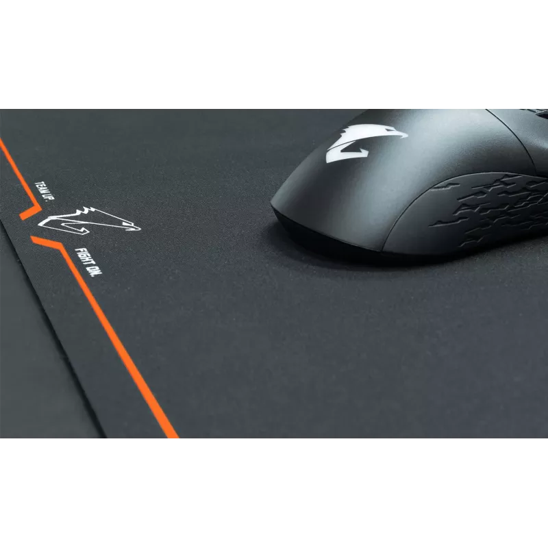 Alfombrilla gaming GIGABYTE AMP900 negra, naranja