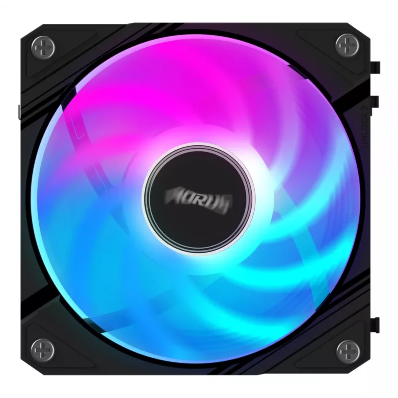 Gigabyte AORUS EZ CHAIN FAN 120 ventilador de caja, 120 mm, negro, GP-ECFAN1201