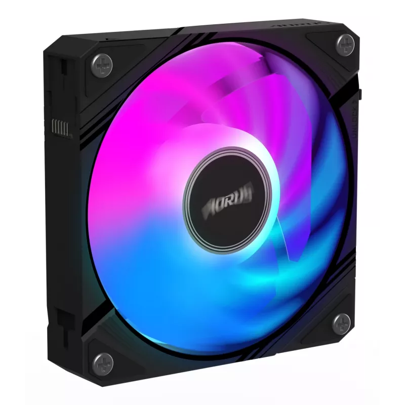 Gigabyte AORUS EZ CHAIN FAN 120 ventilador de caja, 120 mm, negro, GP-ECFAN1201
